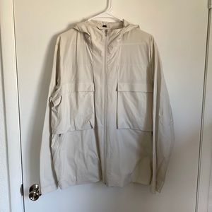 Men’s Lululemon Stretch Cargo Full Zip Jacket White Opal